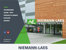 Tablet Screenshot of niemann-laes.de